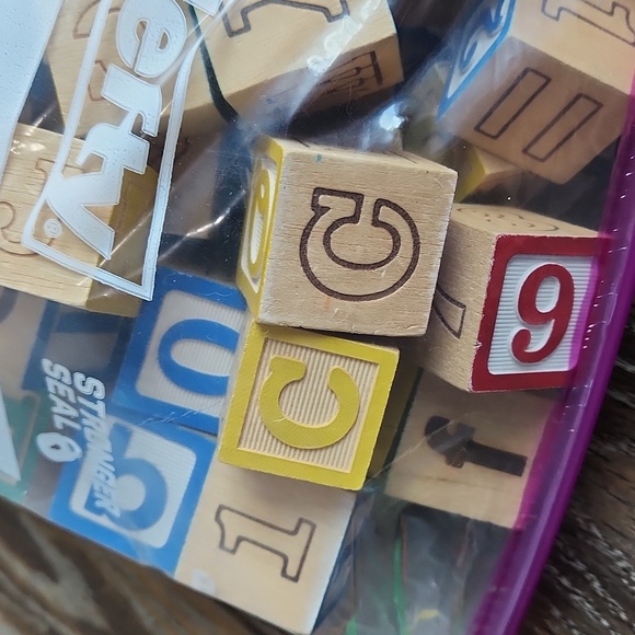 Wooden Alphabet Number Blocks Child Wrench Set Plastic Toys - Picture 6 of 7